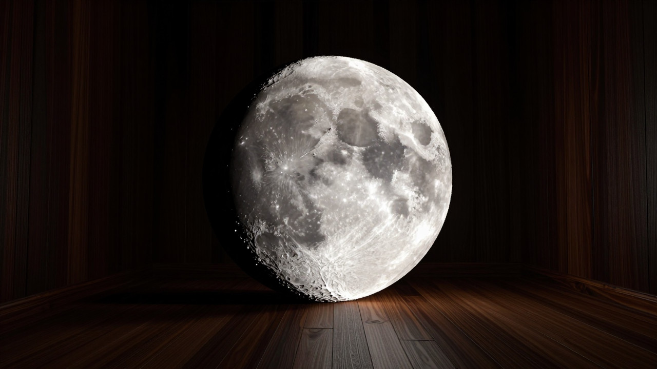 La Luna parcialmente cubierta por la sombra de la Tierra